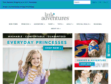 Tablet Screenshot of littleadventures.com